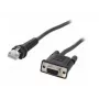 Zebra CBA-RF5-S07ZAR seriālais kabelis melns 0,82296 m DB-9 RJ-45