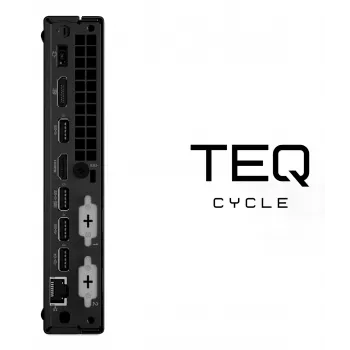 Teqcycle Lenovo Thinkcentre M70Q Intel® Core™ i5 i5-10400T 16 GB DDR4-SDRAM 256 GB SSD Windows 11 Pro Mini PC Melns