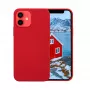 dbramante1928 Greenland ādas apvalks iPhone 12 mini — sarkans, piemērots 5,4 collu