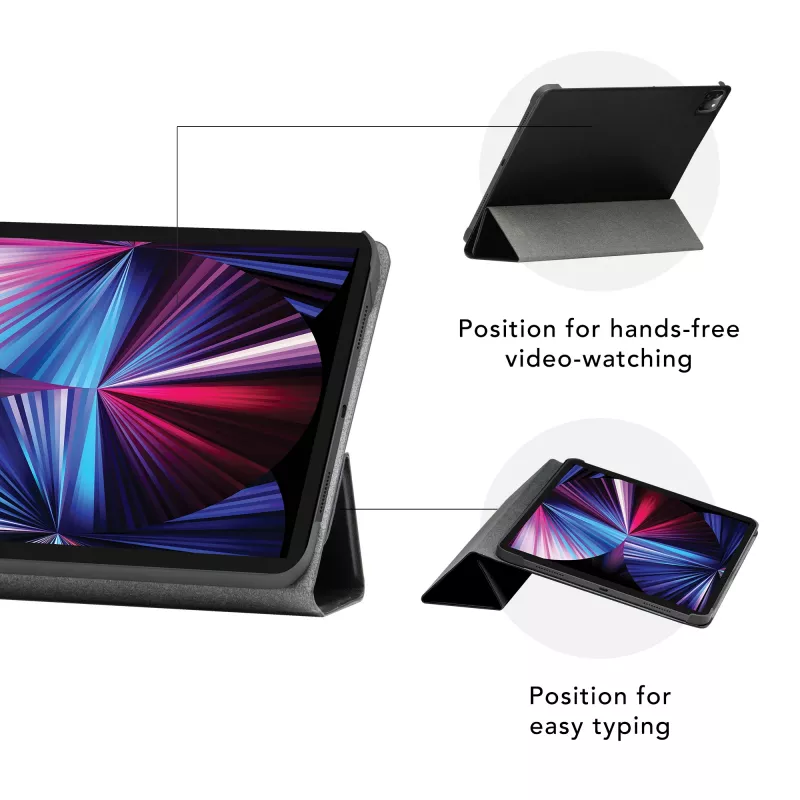 dbramante1928 Risskov - iPad 10,2 collas (2020/2021) - melns, Folio, Apple, iPad mini (6. paaudze), 21,1 cm (8,3 collas), 322 g