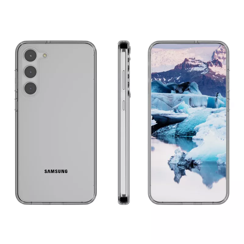 Aizsargvāciņš dbramante1928 Iceland Pro Samsung Galaxy S23, caurspīdīgs, piemērots 6,1 collu (15,5 cm) ekrānam