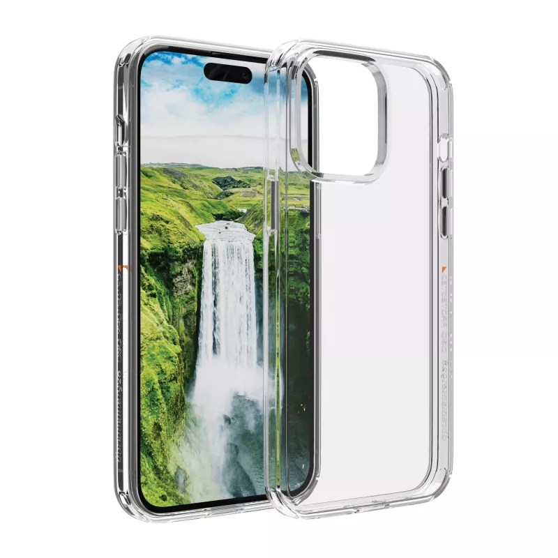 Aizsargvāciņš dbramante1928 Iceland Ultra D3O iPhone 15 Pro — Caurspīdīgs, dzidrs apvalks