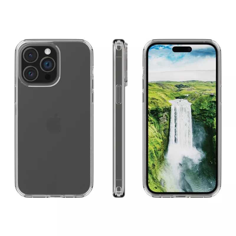 Aizsargvāciņš dbramante1928 Iceland Ultra D3O iPhone 15 Pro — Caurspīdīgs, dzidrs apvalks