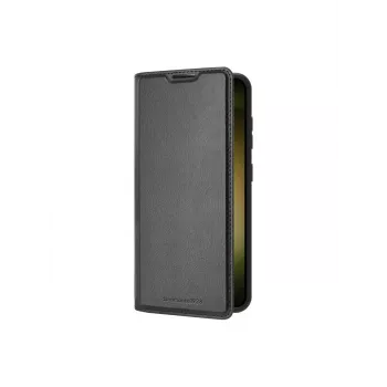 Telefona vāciņš dbramante1928 Bergen Samsung Galaxy S24, āda un pārstrādāta plastmasa, piemērots 6,2 collu ekrānam, melns