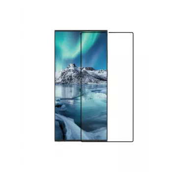 dbramante1928 eco-shield - Galaxy S24 Ultra - Melns edge, Samsung, Galaxy S24 Ultra, izturīgs pret skrāpējumiem, caurspīdīgs, 1 gab. Aizsardzības komplekts