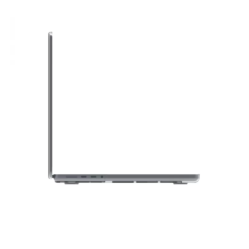 Vāciņš 14 collu MacBook Pro no d bramante — Iceland modelis, der M3/M4/M5, 35,6 cm ekrāns, 258 g, Clear
