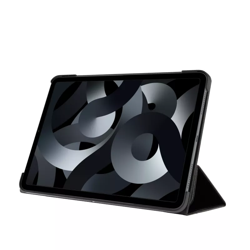 d bramante Oslo folio maciņš iPad Air 11 collu / Air 10.9 collu (2024, 6. paaudze) — melns, plastmasa, 342 g
