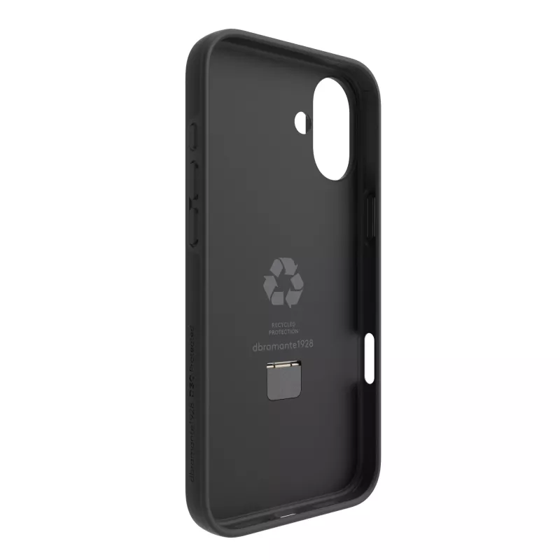 dbramante1928 Iceland Ultra D3O MS Kick - iPhone 16 Plus - Melns izturīgs apvalks