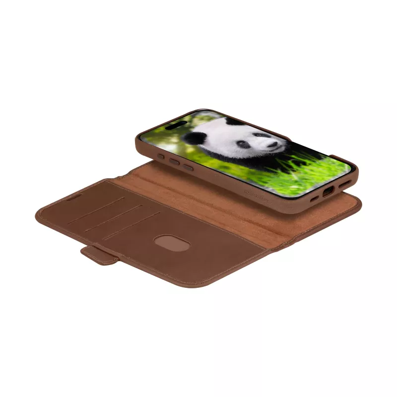 dbramante1928 Lynge MagSafe - iPhone 16 Plus - Dark Tan, grāmatiņveida, Apple, iPhone 16 Plus, 17 cm (6,7 inch), Dark Tan