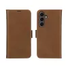 Flip case dbramante1928 Lynge Samsung Galaxy A56 5G — Tan, 3 card pockets, fits 6.7 inch (17 cm) screen