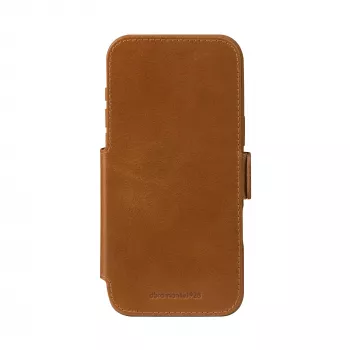 dbramante1928 Copenhagen graudainas ādas uzvelkamais futrālis iPhone 17 Pro Max, iedeguma krāsā