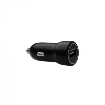 Auto lādētājs d bramante re-charge USB-A 18W — 12–24V, 1× USB-A, melns