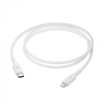 dbramante1928 re-charge - Kabelis 1m USB-C uz Lightning - W, 1 m, USB C, USB 2.0, 0.48 Gbit/s, Balts