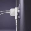d bramante dbramante1928 Pro EU/US plāns lādētājs — USB-C 20 W + USB-A 18 W, balts, iekštelpu maiņstrāva