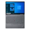 T1A Lenovo X1 Yoga 6th Gen atjaunots Intel® Core™ i5 i5-1145G7 hibrīds (2-in-1) 35.6 cm (14 collas) skārienjūtīgs WUXGA 32 GB LPDDR4x-SDRAM 512 GB SSD Wi-Fi 6 (802.11ax) Windows 11 Pro pelēks