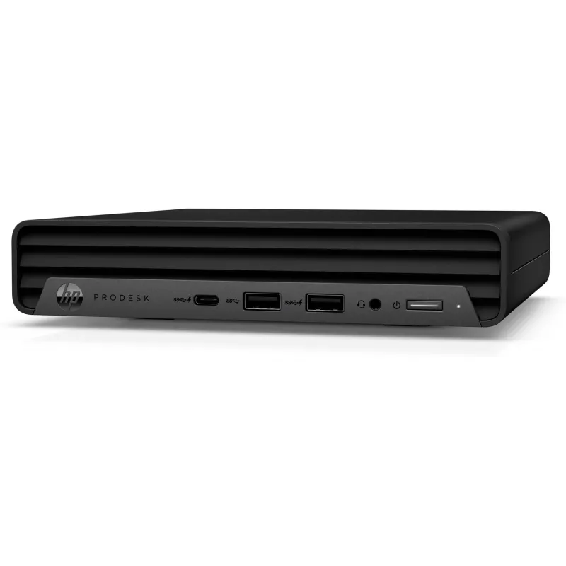 T1A HP ProDesk 600 G6 Atjaunots Intel® Core™ i5 i5-10500T 16 GB DDR4-SDRAM 256 GB SSD Windows 11 Pro Mini PC Melns