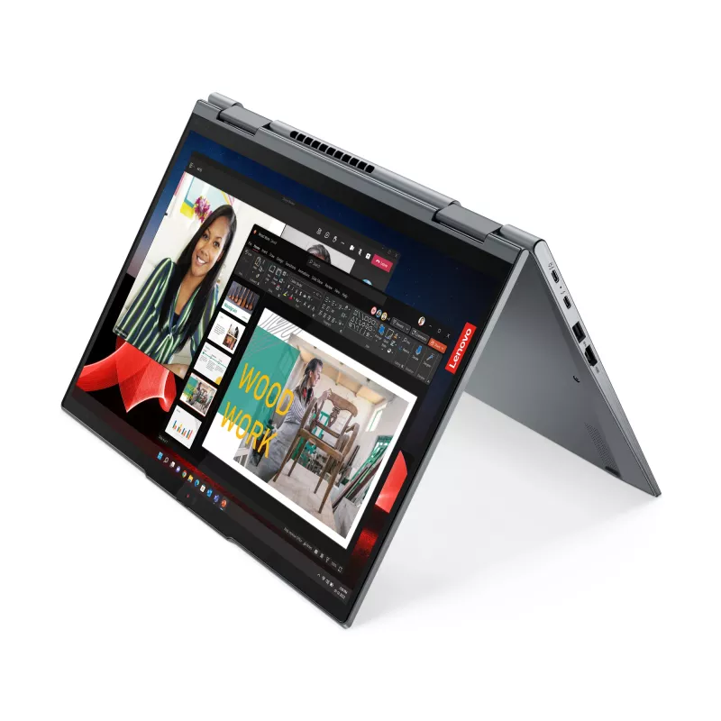 T1A Lenovo ThinkPad X1 Yoga Gen 8 Refurbished Intel® Core™ i5 i5-1345U Hybrid (2-in-1) 35.6 cm (14 collas) Touchscreen WUXGA 32 GB LPDDR5-SDRAM 512 GB SSD Windows 11 Pro Pelēks