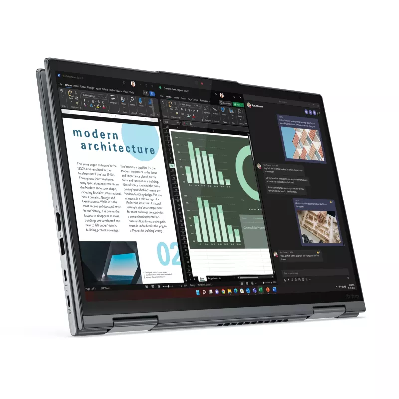 T1A Lenovo ThinkPad X1 Yoga Gen 8 Refurbished Intel® Core™ i5 i5-1345U Hybrid (2-in-1) 35.6 cm (14 collas) Touchscreen WUXGA 32 GB LPDDR5-SDRAM 512 GB SSD Windows 11 Pro Pelēks
