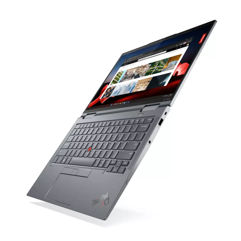 T1A Lenovo ThinkPad X1 Yoga Gen 8 Refurbished Intel® Core™ i5 i5-1345U Hybrid (2-in-1) 35.6 cm (14 collas) Touchscreen WUXGA 32 GB LPDDR5-SDRAM 512 GB SSD Windows 11 Pro Pelēks