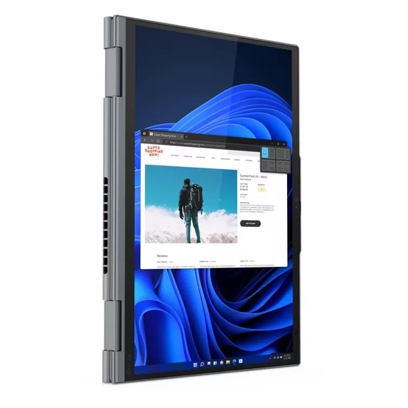 T1A Lenovo ThinkPad X1 Yoga Gen 7 Atjaunots Intel® Core™ i7 i7-1270P Hibrīds (2-in-1) 35,6 cm (14 collas) Skārienjūtīgs 32 GB LPDDR5-SDRAM 512 GB SSD Windows 11 Pro Pelēks