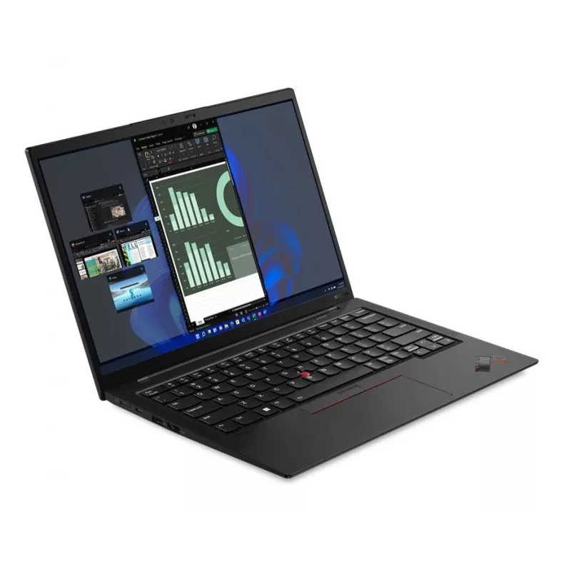 T1A Lenovo ThinkPad X1 Carbon Gen 10 Refurbished Intel® Core™ i7 i7-1265U klēpjdators 35,6 cm (14 collas) 16 GB LPDDR5-SDRAM 1 TB SSD Windows 11 Pro vācu valoda melns