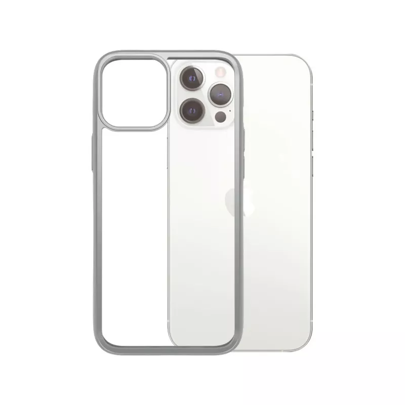 PanzerGlass® ClearCaseColor™ iPhone 12 Pro Max - Satin Silver Limited Edition