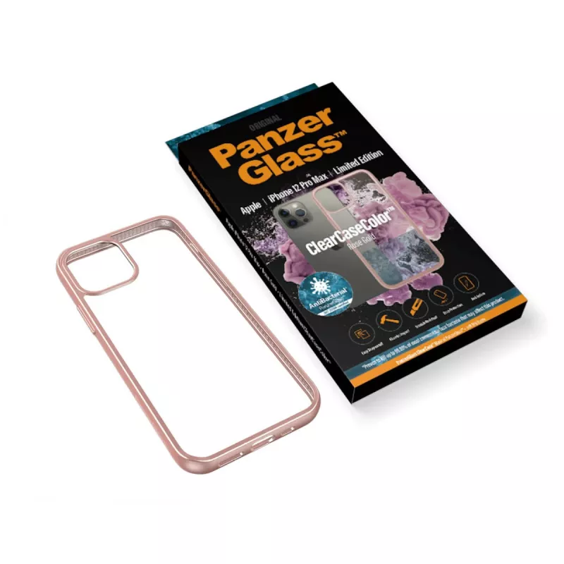 PanzerGlass ® ClearCaseColor™ iPhone 12 Pro Max - Rose Gold Limited Edition
