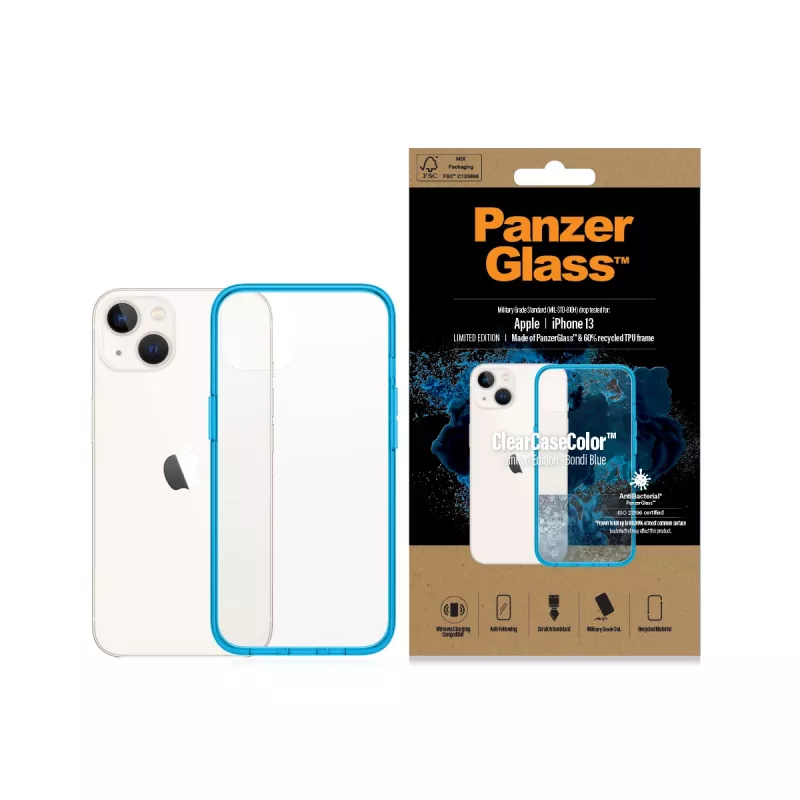 ClearCaseColor Case PanzerGlass Apple iPhone 13 Bondie Blue