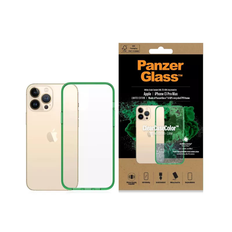 PanzerGlass ® ClearCaseColor™ iPhone 13 Pro Max - laima