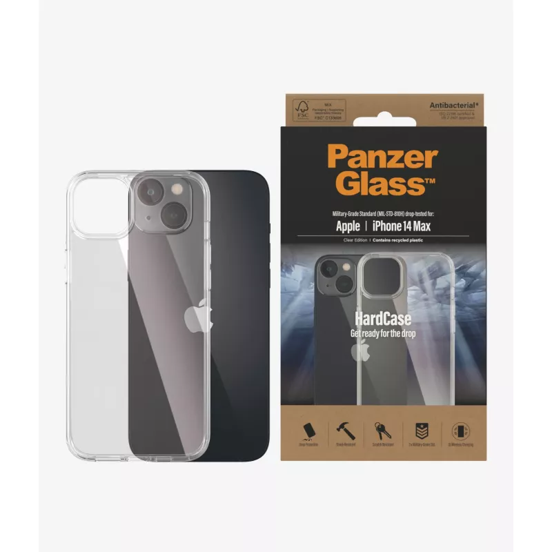 PanzerGlass HardCase mobilā tālruņa maciņš 17 cm (6.7 collas) Vāciņš Caurspīdīgs
