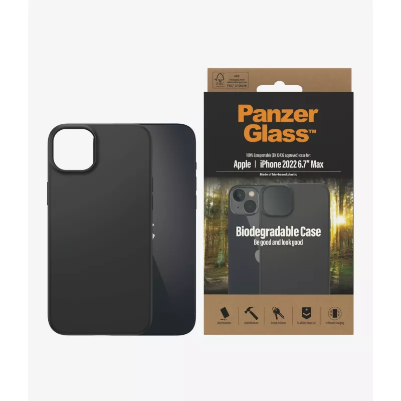 PanzerGlass Bioloģiski noārdāms mobilā tālruņa vāciņš 17 cm (6,7 collas)