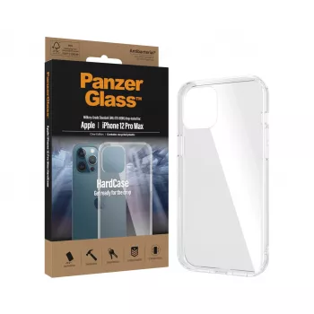PanzerGlass ® HardCase Transparent iPhone 12 Pro Max, Cover, Apple, Apple - iPhone 12 Pro Max, Transparent