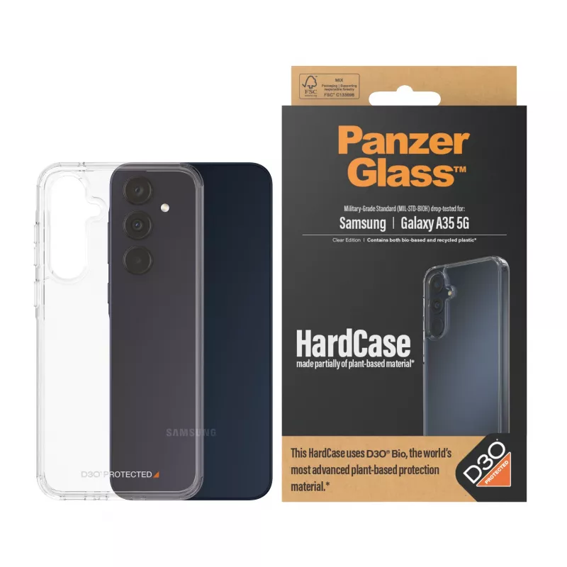 PanzerGlass® HardCase caurspīdīgs ar D3O® Samsung Galaxy A35 5G