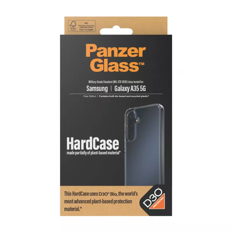 PanzerGlass® HardCase caurspīdīgs ar D3O® Samsung Galaxy A35 5G
