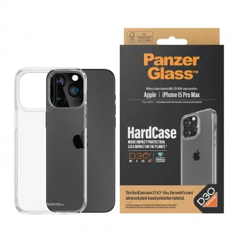 PanzerGlass ® HardCase caurspīdīgs ar D3O® iPhone 15 Pro Max