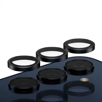 Kameras objektīva aizsargs PanzerGlass Hoops Samsung Galaxy A35 5G, rūdīts stikls, melns rāmis