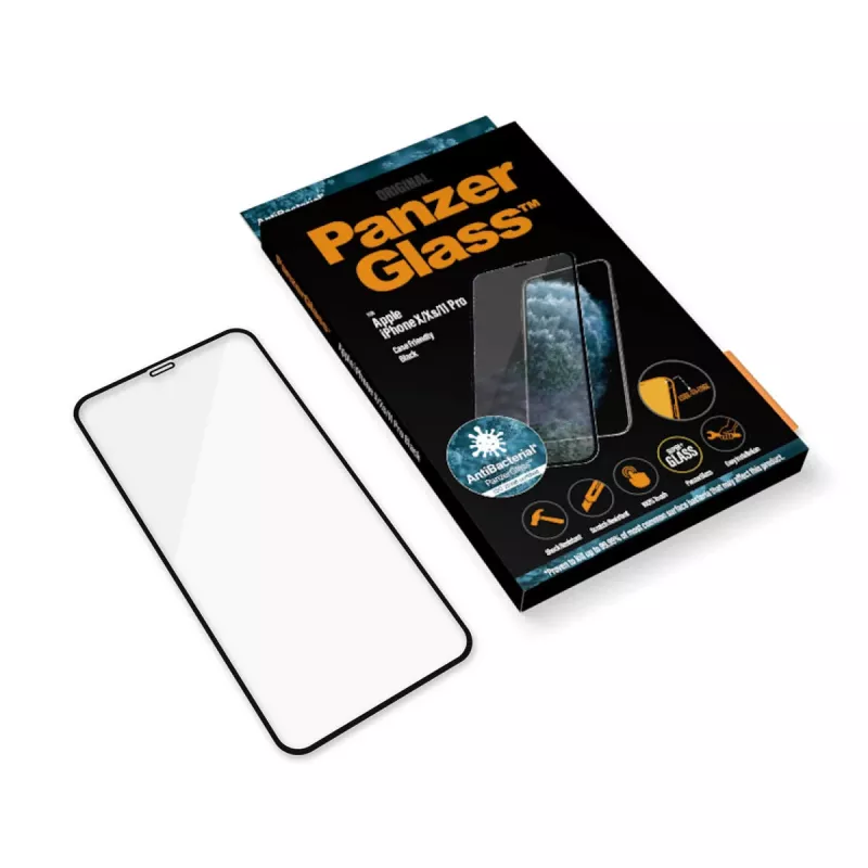 PanzerGlass ® ekrāna aizsargs iPhone 11 Pro | Xs | X | Apmales-malas