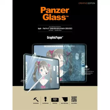 PanzerGlass ® GraphicPaper® ekrāna aizsargs iPad Pro 11″ (2018, 2020-2022, 2024) | iPad Air 10.9'' (2020, 2022)