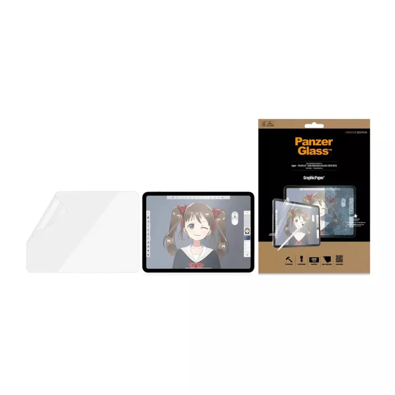 PanzerGlass ® GraphicPaper® ekrāna aizsargs iPad Pro 11″ (2018, 2020-2022, 2024) | iPad Air 10.9'' (2020, 2022)
