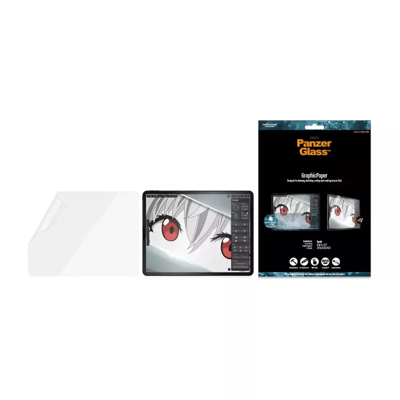 PanzerGlass ® GraphicPaper® planšetdatora ekrāna aizsargs iPad Pro 12,9″ (2018–2022) | īpaši platais savietojums