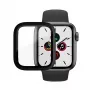 Ekrāna aizsargs PanzerGlass Full Body pulkstenim Apple Watch Series 4/5/6/SE 40mm — melns, 29.8×35.1×0.43 mm