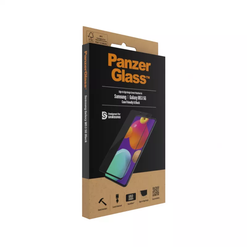 PanzerGlass® ekrāna aizsargs Samsung Galaxy M53 5G | M54 5G | Īpaši plata pieguļa
