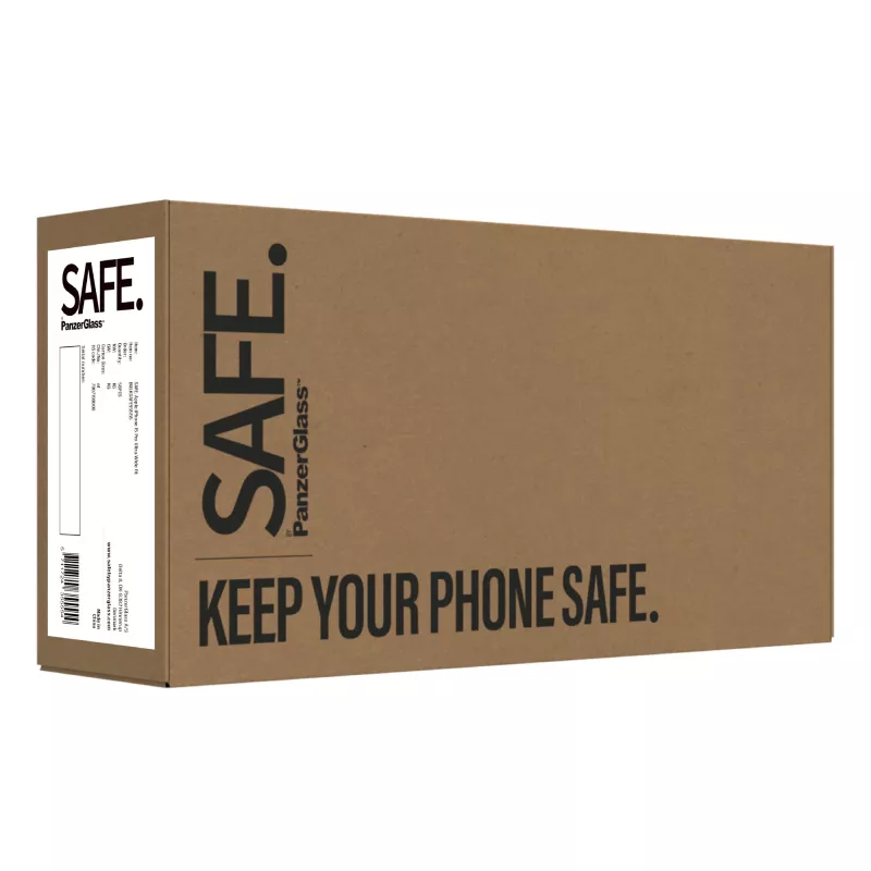 PanzerGlass SAFE. by ® Ekrāna aizsargs iPhone 15 Pro | Īpaši plats | VAIRUMĀ