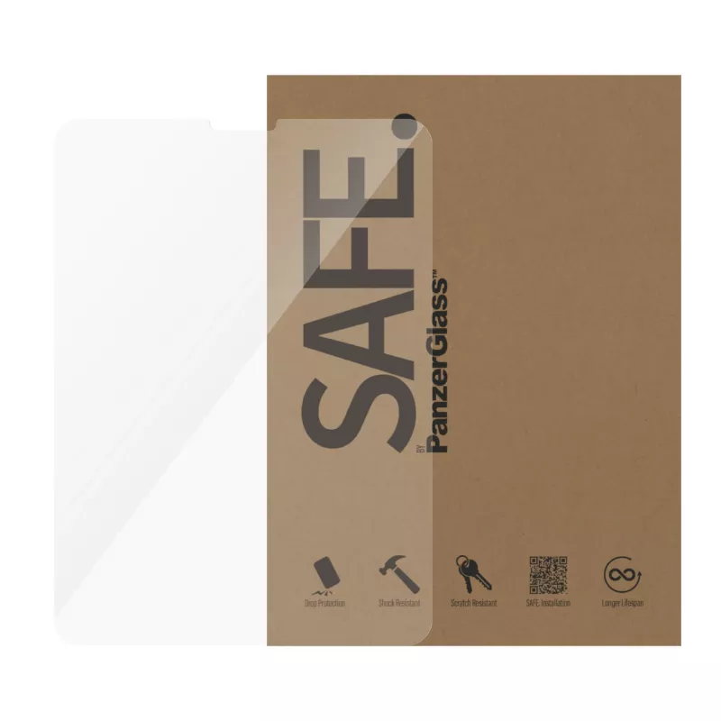 PanzerGlass SAFE. by ® ekrāna aizsargs iPad Pro 11'' (2018, 2020-2022) | Air 10.9'' (2020,2022) | Īpaši plats piemērots | Komplekts