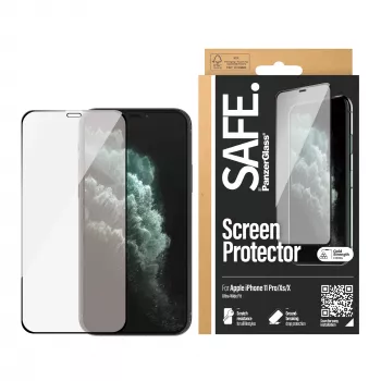 PanzerGlass SAFE. by ® Ekrāna aizsargs iPhone X | Xs | 11 Pro | No malas līdz malai