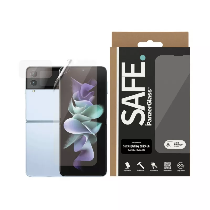 PanzerGlass SAFE. by ® ekrāna aizsargs Samsung Galaxy Z Flip4 5G
