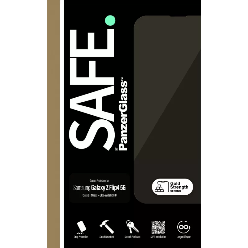 PanzerGlass SAFE. by ® ekrāna aizsargs Samsung Galaxy Z Flip4 5G