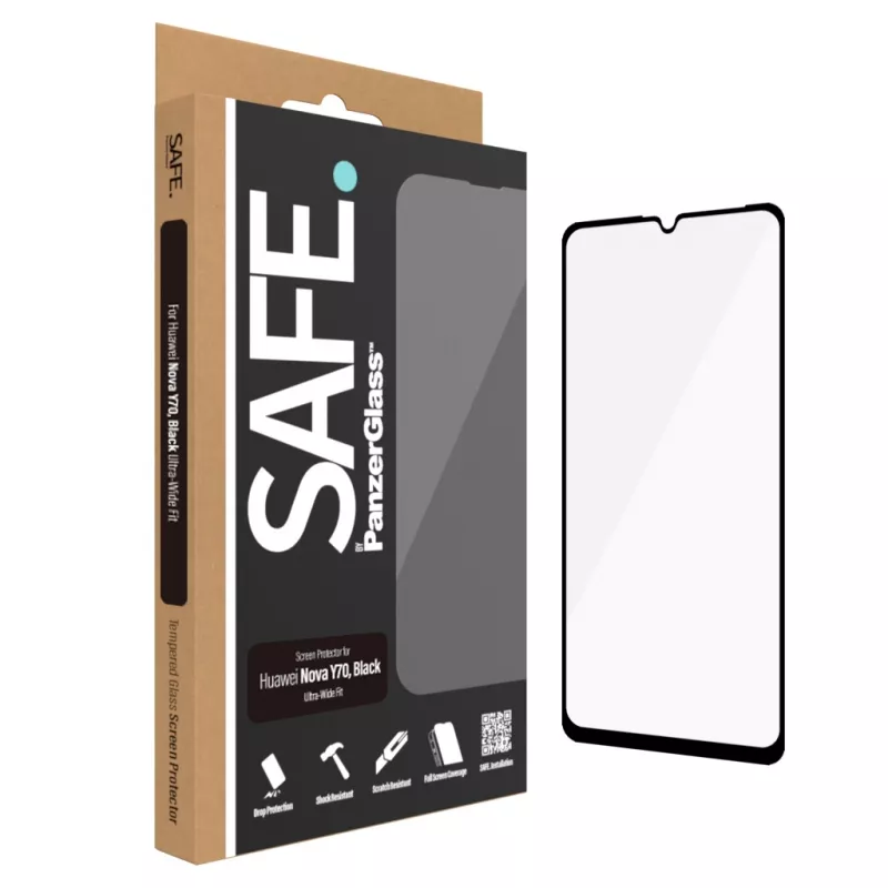 PanzerGlass SAFE. by ® Ekrāna aizsargs Huawei Nova Y70 | Y70 Plus | Y71