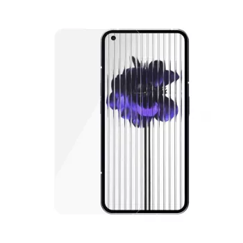 Ekrāna aizsargs PanzerGlass SAFE. priekš Nothing Phone — Ultra-Wide Fit, rūdīts stikls + PET, izturīgs pret skrāpējumiem un triecieniem, sausa uzklāšana