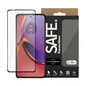 PanzerGlass SAFE. by ® ekrāna aizsargs Motorola MOTO G84 5G | G72 | Ultra-Wide Fit